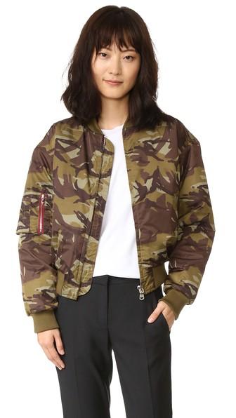 Ganni Greenwood Bomber Jacket