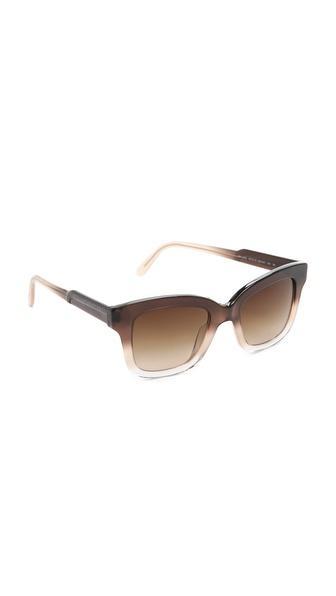 Stella Mccartney Thick Square Sunglasses - Brown Fade