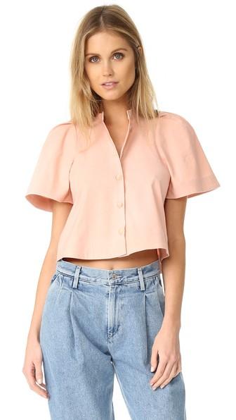 Sea Puffed Sleeve Shirt