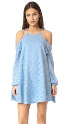 J O A Cold Shoulder Lace Dress