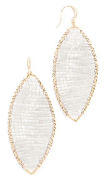 Theia Jewelry Twisted Oval Woven Earrings