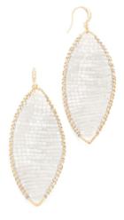 Theia Jewelry Twisted Oval Woven Earrings