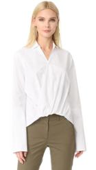 Jenny Park Danis Drape Front Shirt