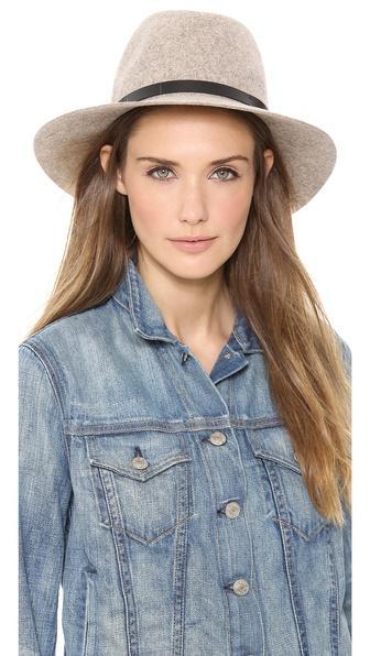 Rag & Bone Floppy Brim Fedora - Natural Blend