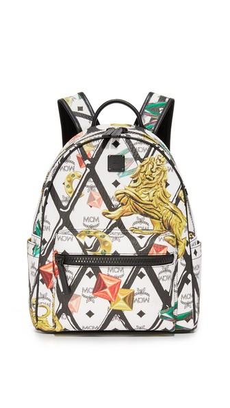 Mcm Stark Motif Rombi Backpack