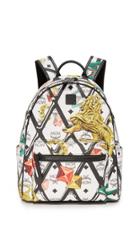Mcm Stark Motif Rombi Backpack