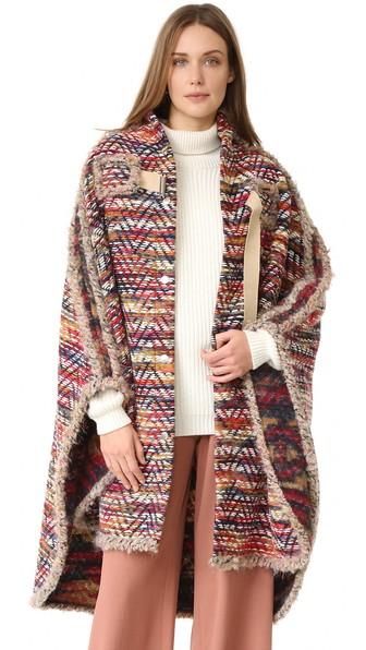 See By Chloe Boho Cape Coat