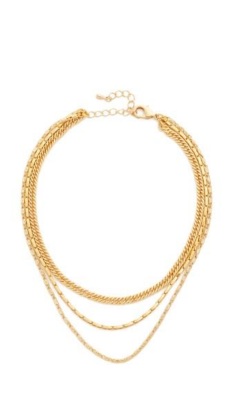 Lacey Ryan Triple Chain Choker Necklace