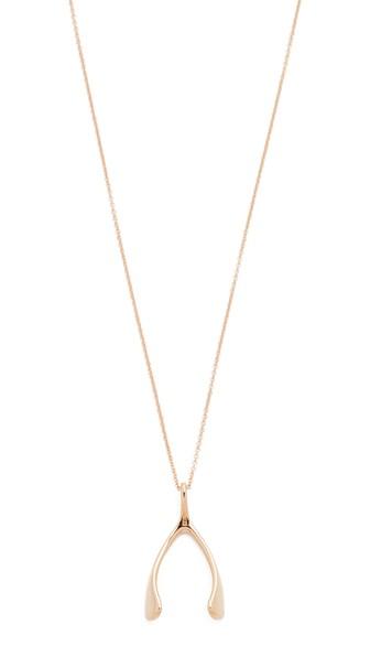 Jennifer Meyer Jewelry Wishbone Necklace