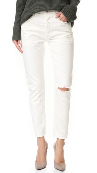 Citizens Of Humanity Liya High Rise Classic Fit Crop Jeans