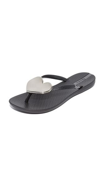 Ipanema Wave Heart Flip Flops