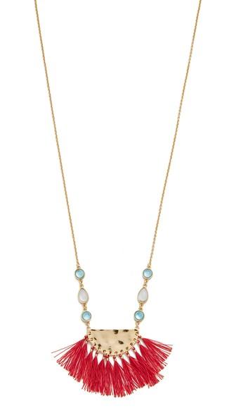 Rebecca Minkoff Fanned Tassel Pendant Necklace