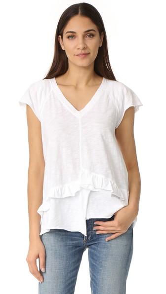 Wilt Flutter Ruffle Tee