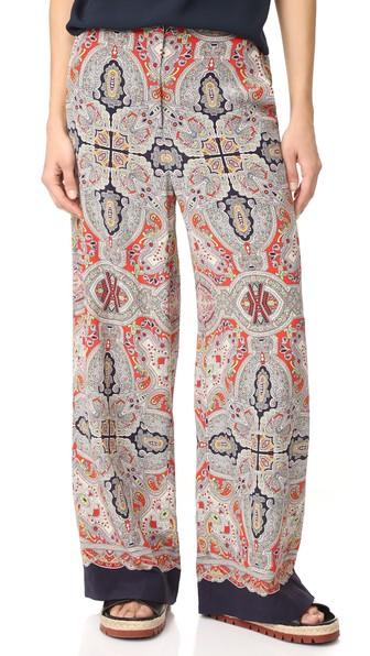 Theory Rye Ridge B Wide Leg Pants