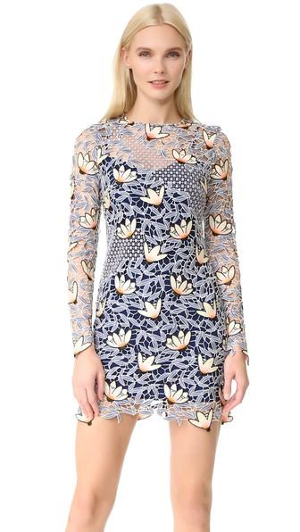 Self Portrait Patchwork Mini Dress
