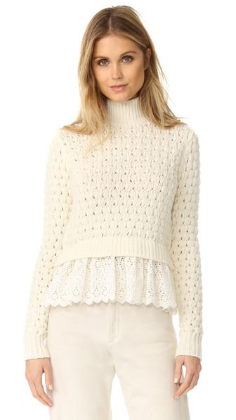Rebecca Taylor Mock Neck Sweater