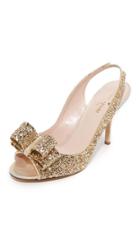 Kate Spade New York Charm Glitter Slingback Sandals