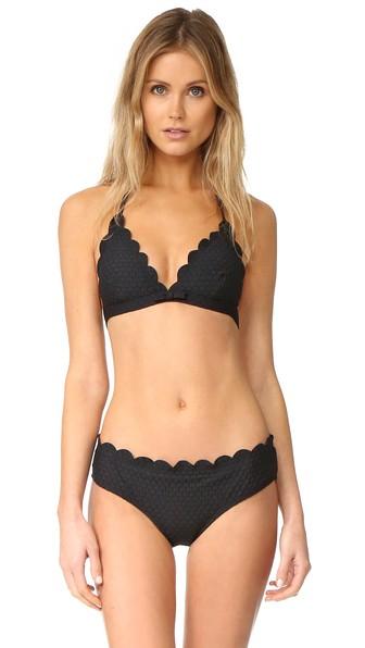 Kate Spade New York Marina Piccola Scalloped Triangle Top