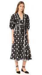 La Vie Rebecca Taylor Long Sleeve Blanche Fleur Dress