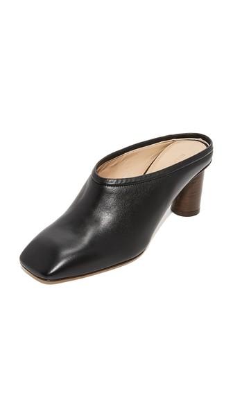 Helmut Lang Square Toe Mules