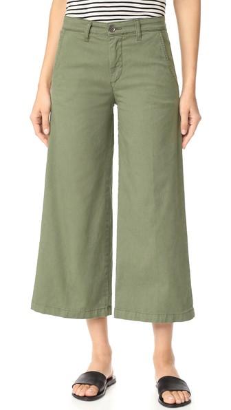 Baldwin Denim Devin Mid Rise Cropped Trousers