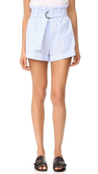 Minkpink Stripe D Ring Paperbag Shorts