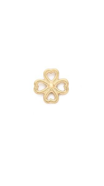 Aurelie Bidermann Mini Clover Stud Earring