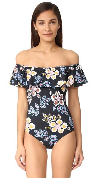 Tory Burch Bay Ruffle One Piece