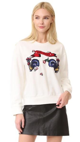 Edition10 Knitted Crew Neck Sweatshirt