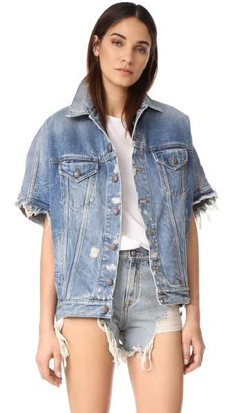 R13 Drop Shoulder Denim Vest