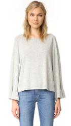 Elizabeth And James Freja Flutter Sleeve Sweater
