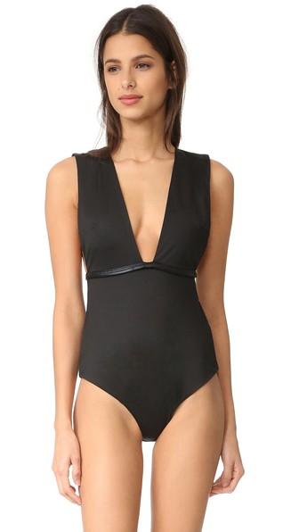 Fleur Du Mal Suspender Swimsuit