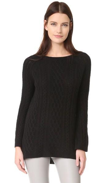Theperfext Cable Cashmere Tunic