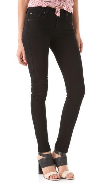 James Jeans Twiggy 5 Pocket Legging Jeans - Black Clean