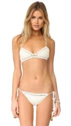 She Made Me Essentials Triangle Crochet Bikini Top