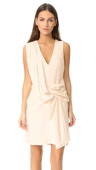 Brochu Walker Taft Draped Dress