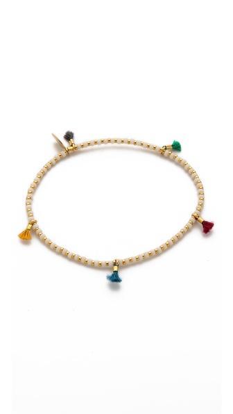 Shashi Lilu Bracelet - Gold/cream