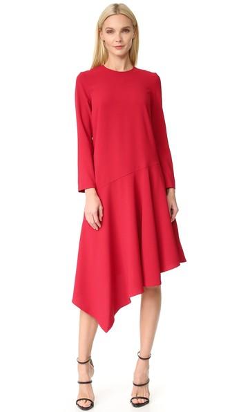 Edit Asymmetric Midi Dress