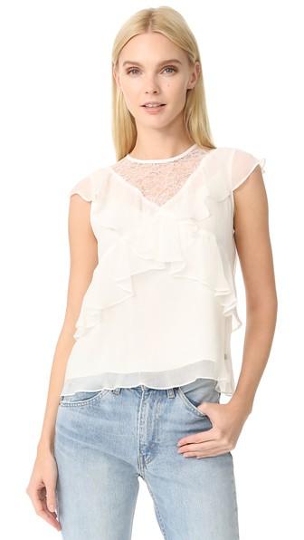 Leur Logette Sleeveless Silk Blouse