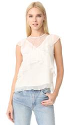 Leur Logette Sleeveless Silk Blouse