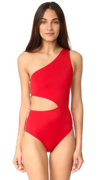Oye Swimwear Kim One Shoulder Swimsuit