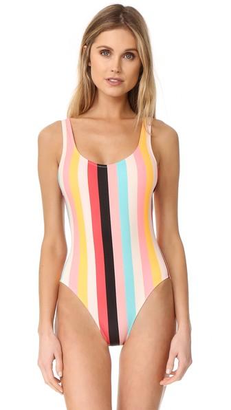 Solid Striped The Anne Marie Stripe One Piece