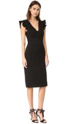 Rebecca Taylor Sleeveless Lace Trim Dress