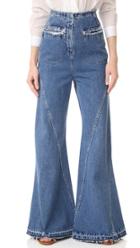 Esteban Cortazar High Waist Flared Jeans