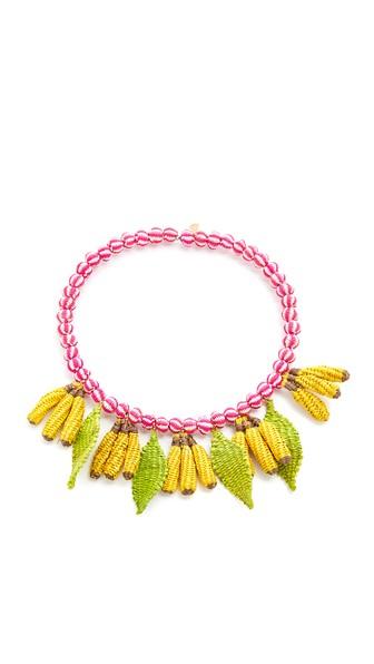 Mercedes Salazar Banana Choker Necklace