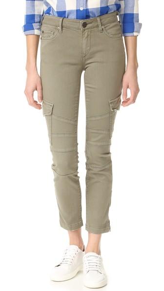 True Religion Halle Mid Rise Cargo Pants