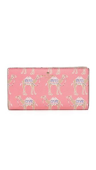 Kate Spade New York Camel March Stacy Continental Wallet