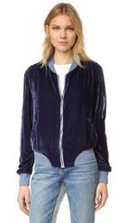 Young Fabulous Broke Velvet Bomber Jacket