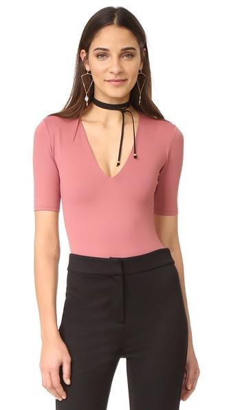Alix Ludlow Deep V Bodysuit