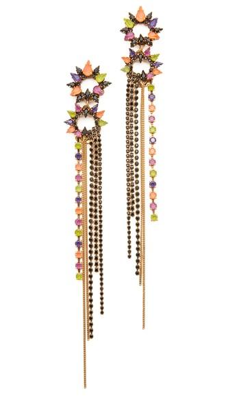 Erickson Beamon Technicolor Earrings